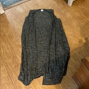 LuLaRoe Black and White Knit Cardigan